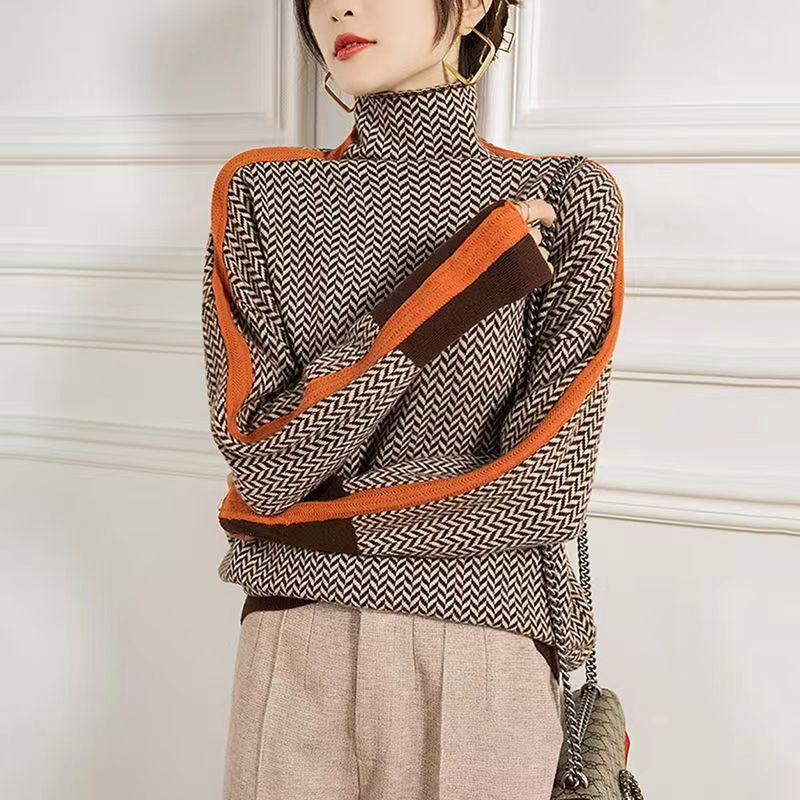 Eliza - Jersey de cuello alto