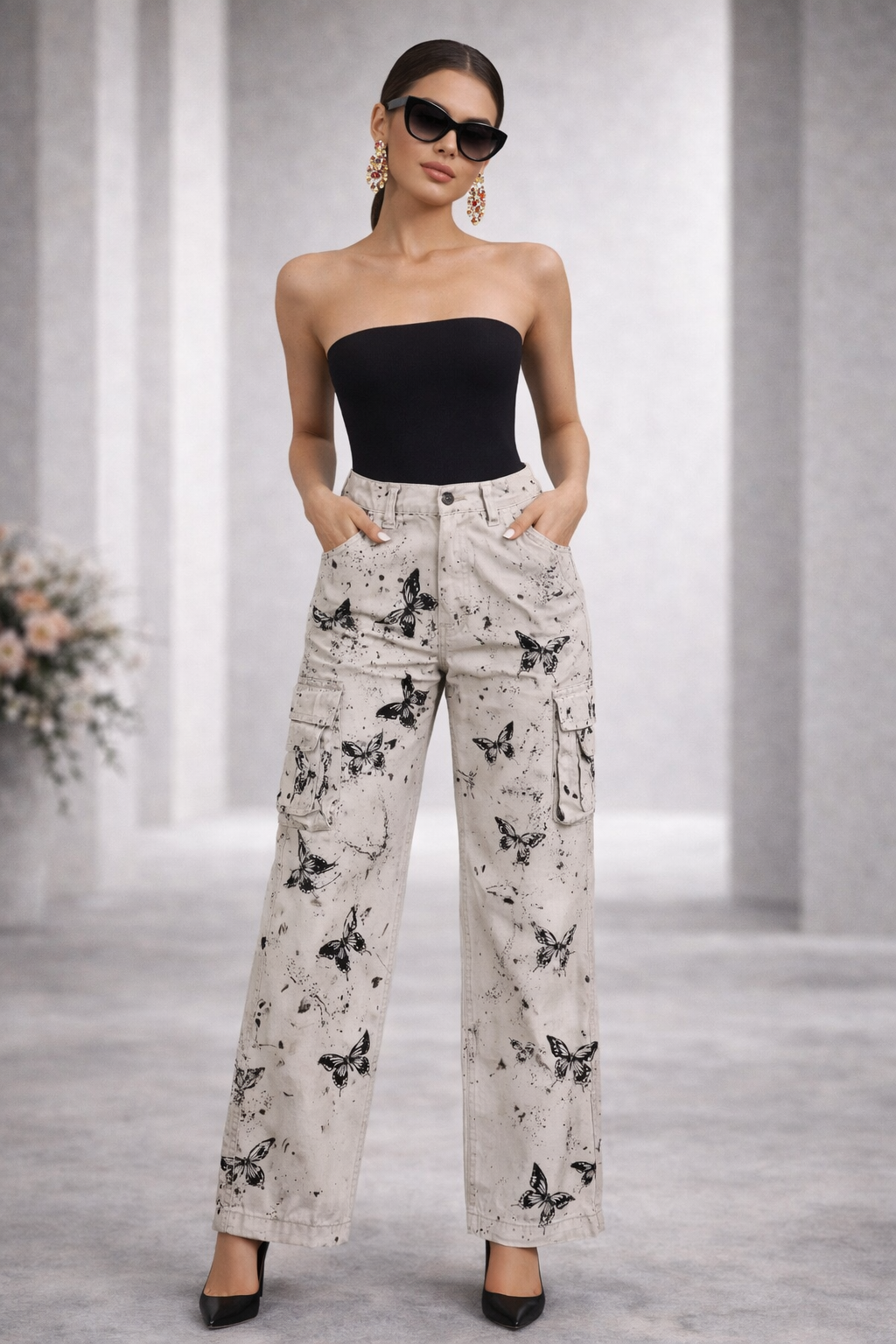 Pantalones cargo Butterfly