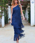 Lauren Vestido con flecos