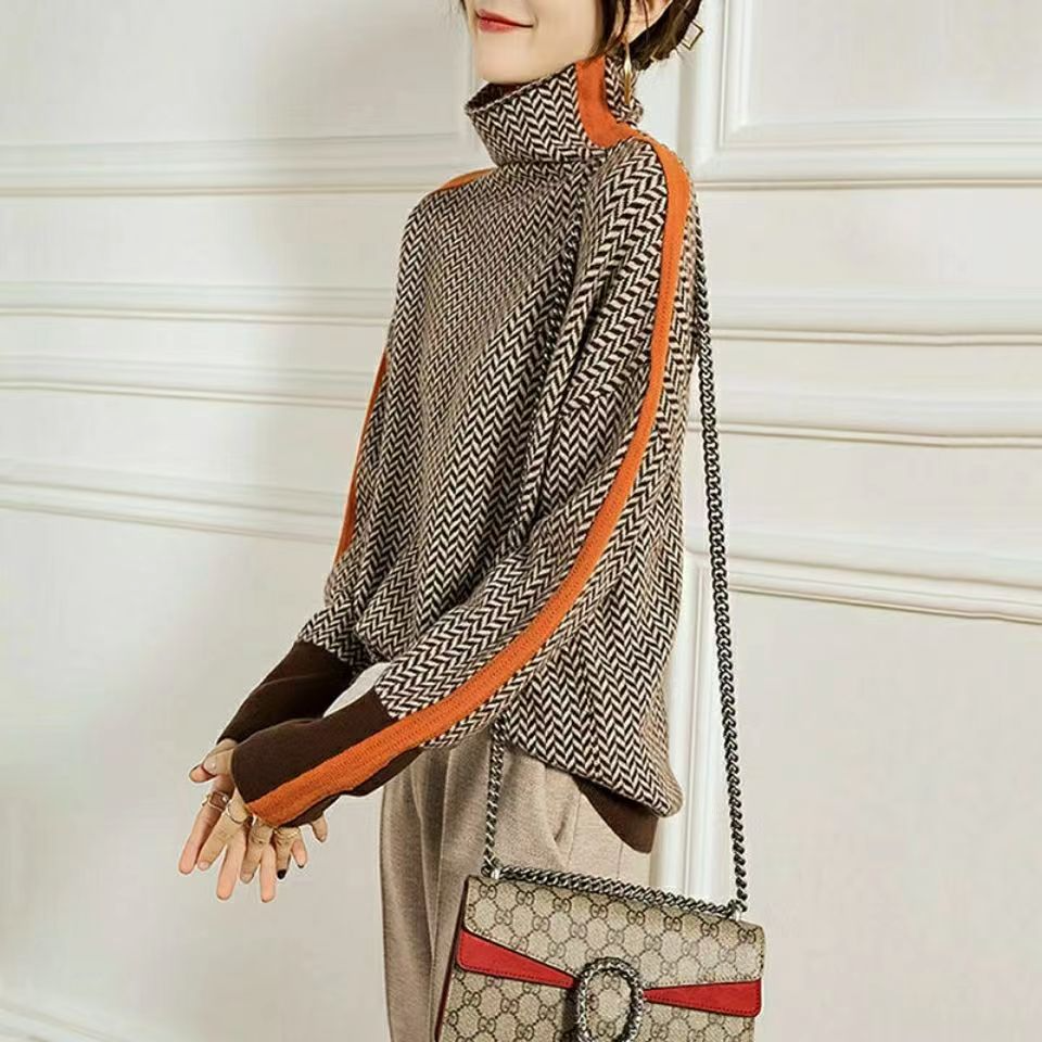 Eliza - Jersey de cuello alto