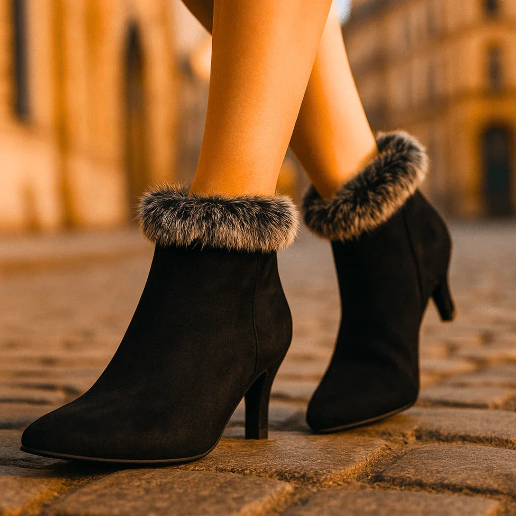 Botas de Piel de Piel Sintética Aurora
