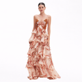 Nahia Vestido con Detalles de Volantes