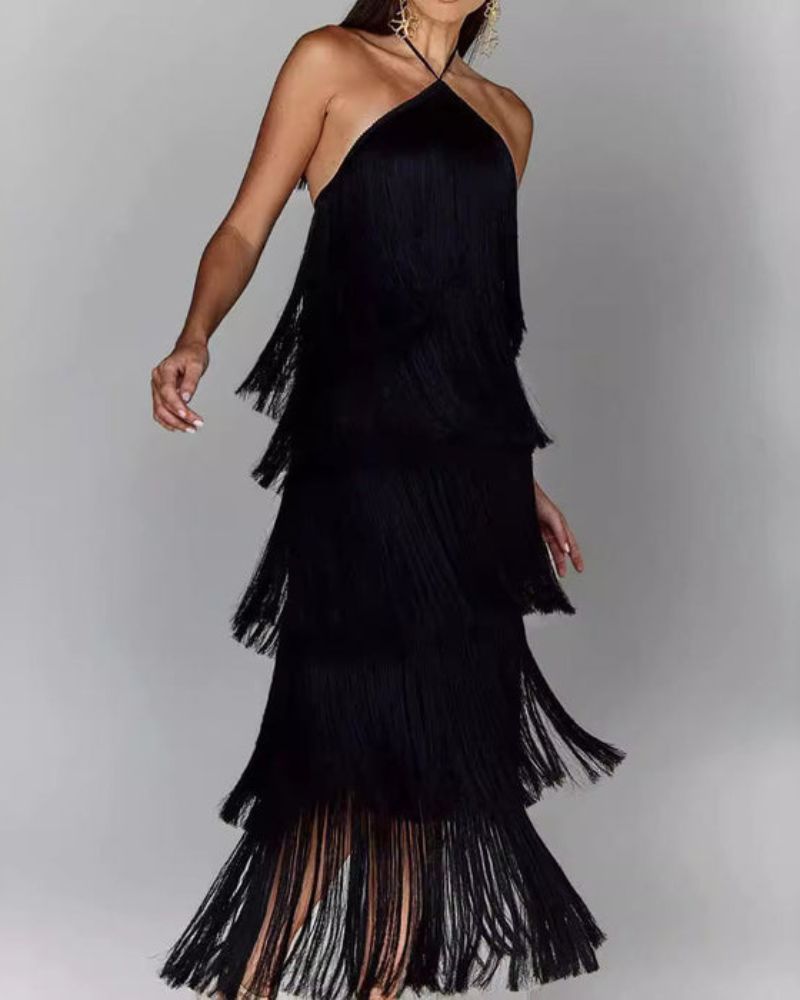 Edén Vestido con borlas