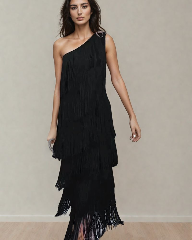 Lauren Vestido con flecos