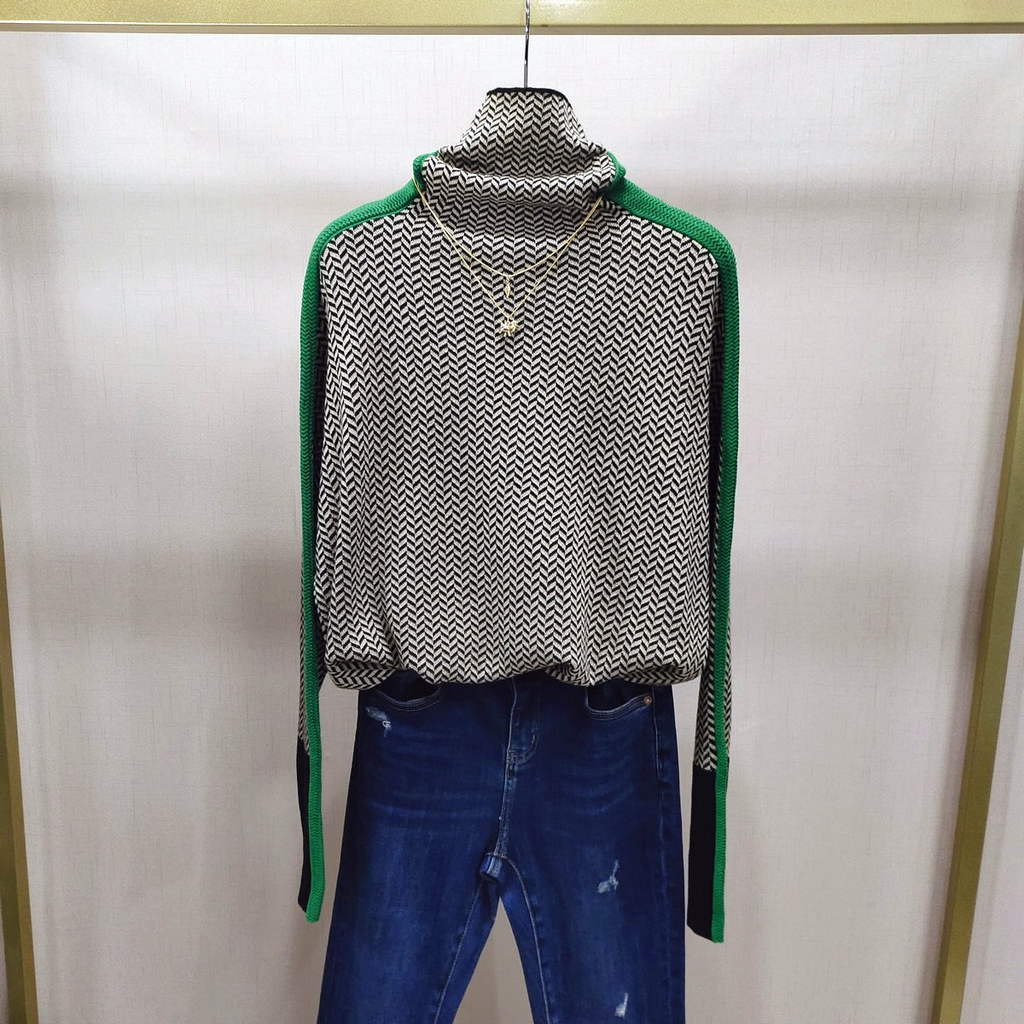 Eliza - Jersey de cuello alto