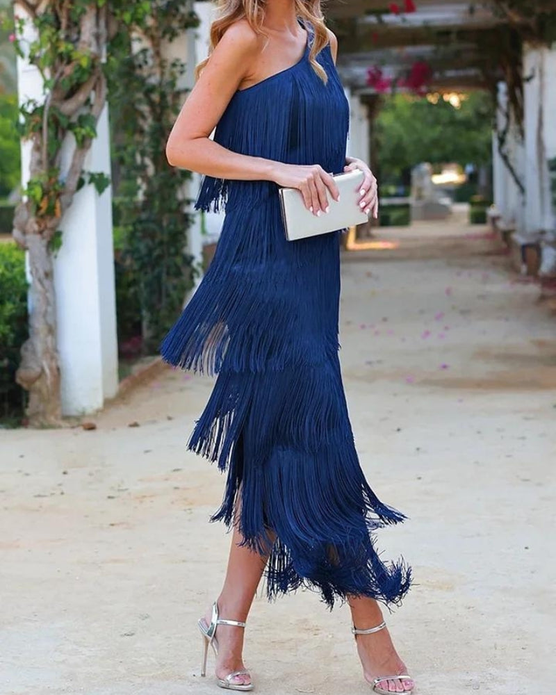 Lauren Vestido con flecos