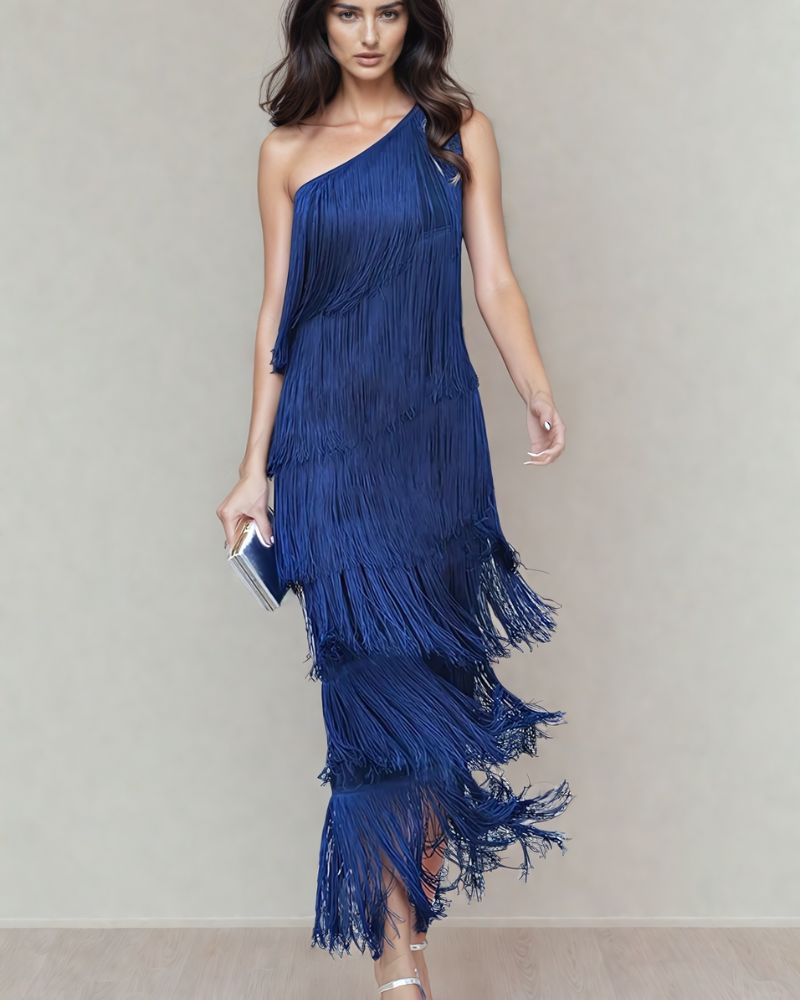 Lauren Vestido con flecos