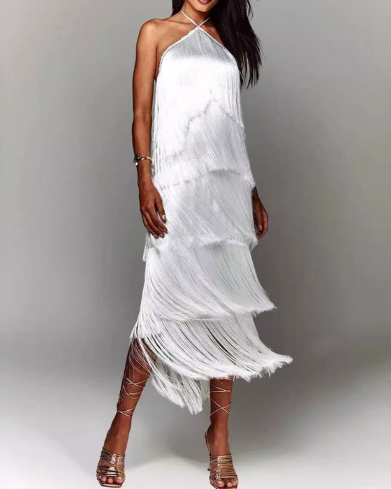 Edén Vestido con borlas