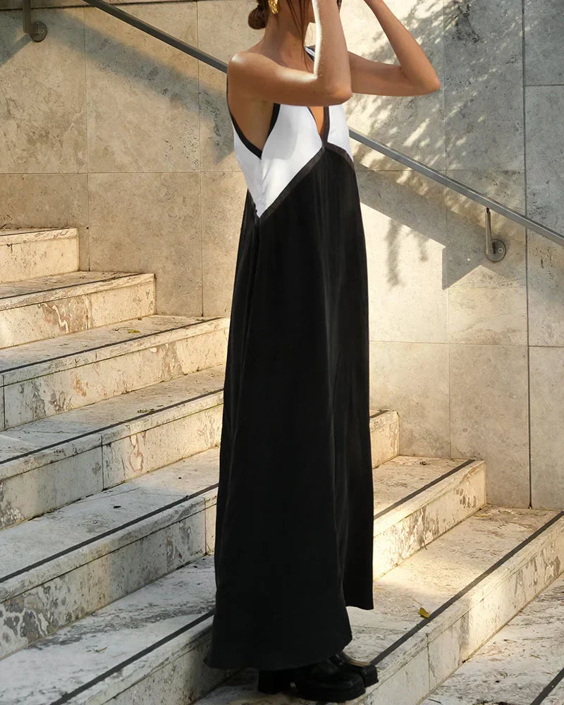 Donna Vestido largo con cuello en V