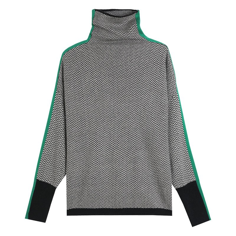 Eliza - Jersey de cuello alto