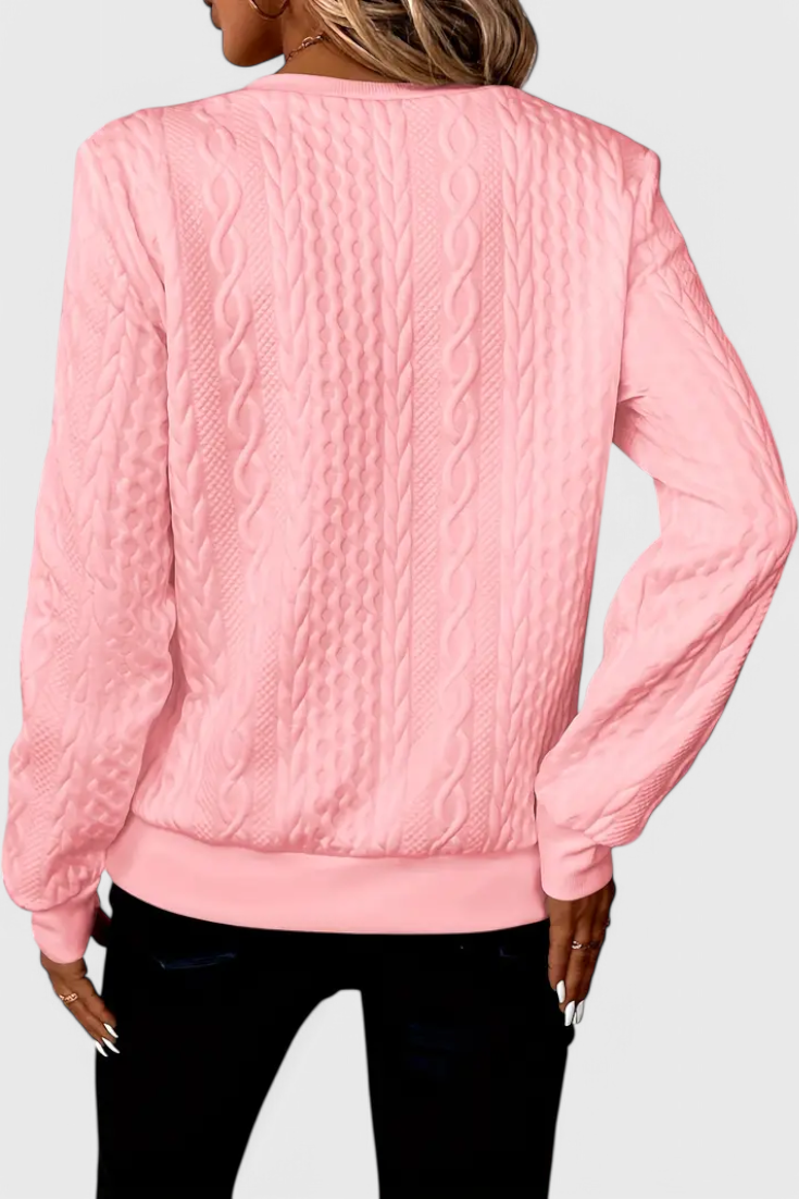 Zoey | Jersey de Punto con Cremallera Suave