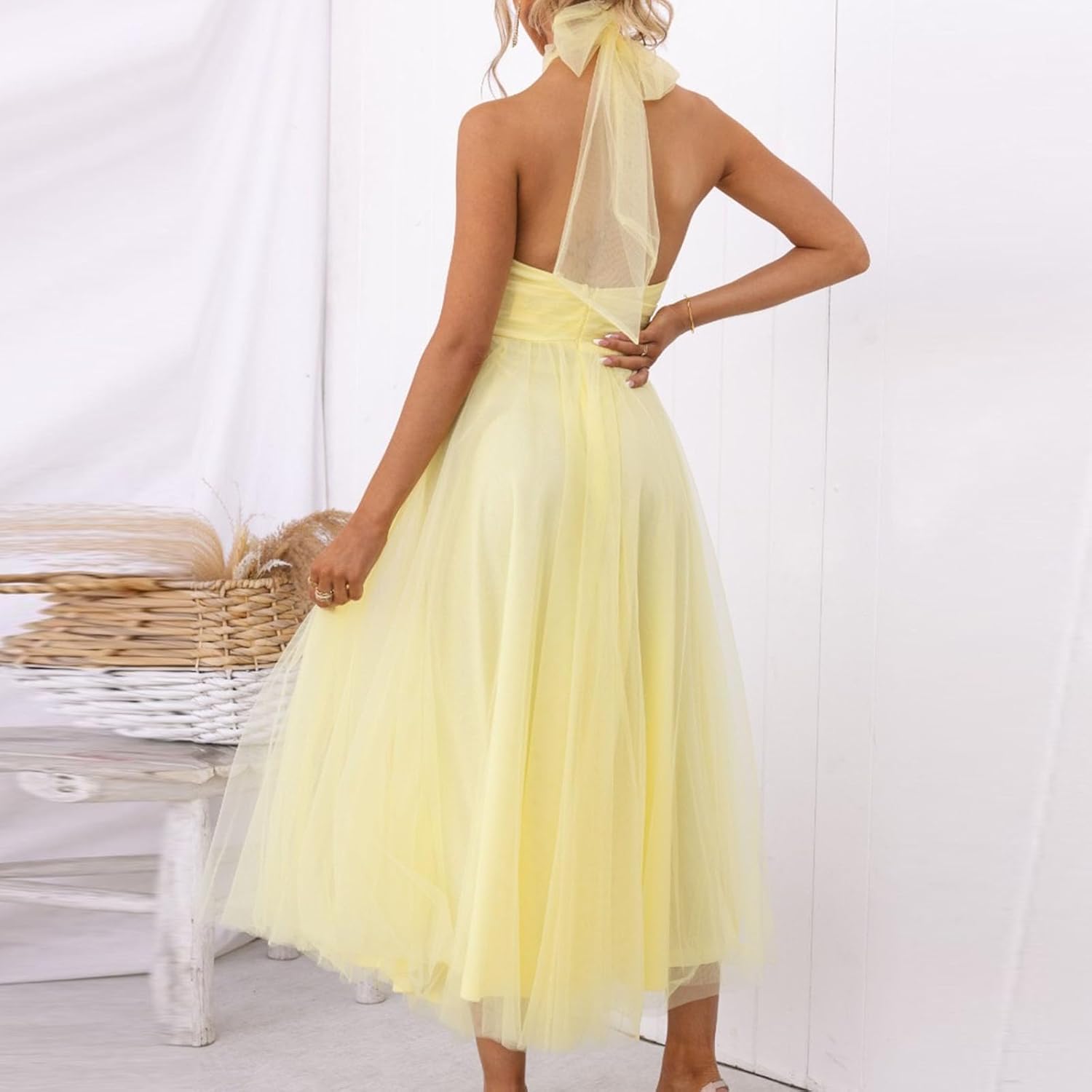 Dolce Vestido con falda de tull