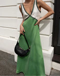 Donna Vestido largo con cuello en V