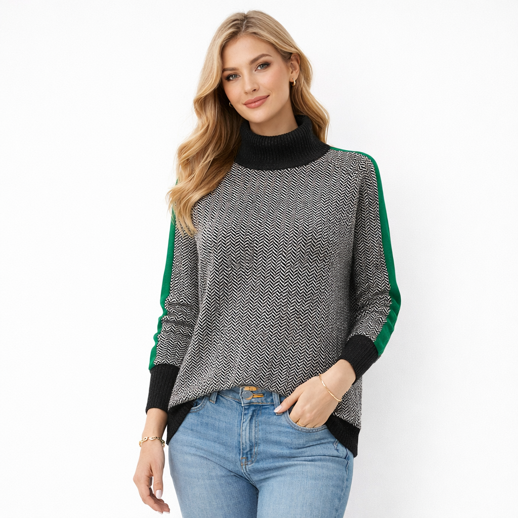Eliza - Jersey de cuello alto