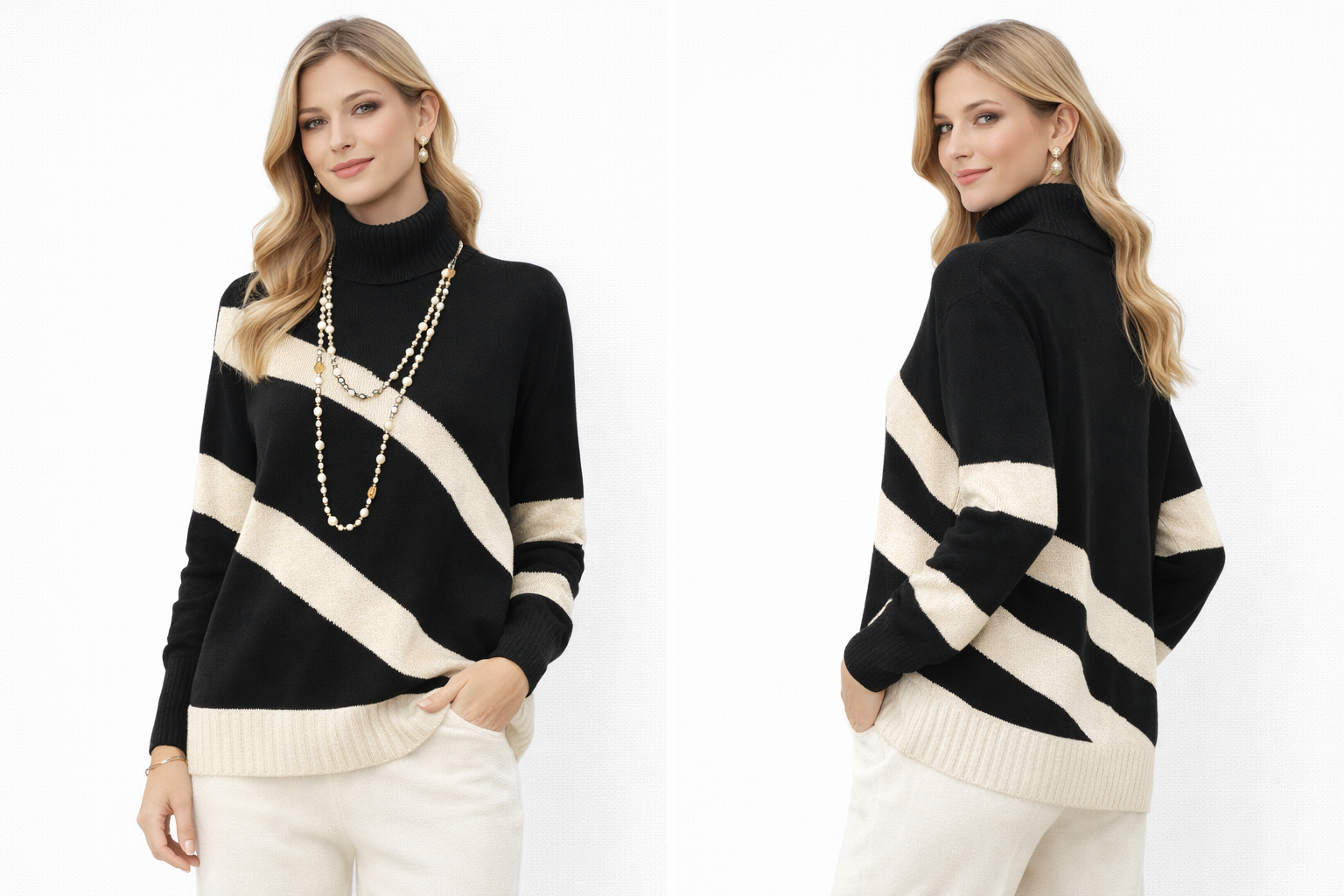 Talía - Jersey de cuello alto