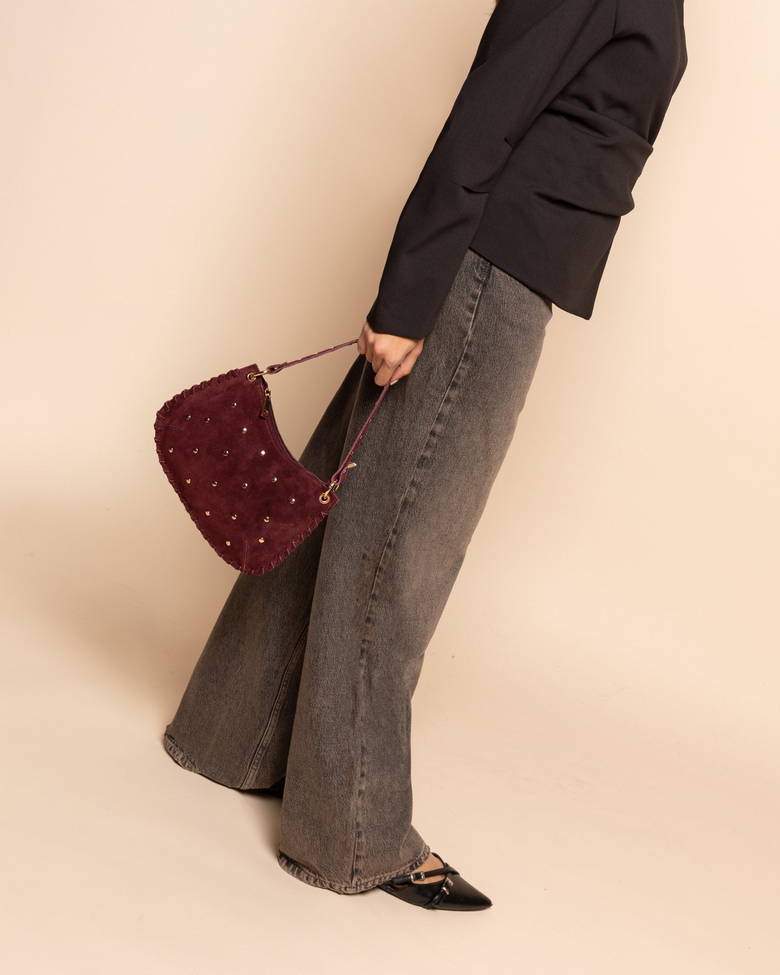Bolso de burdeos