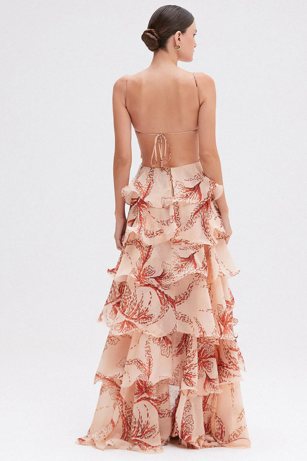 Nahia Vestido con Detalles de Volantes