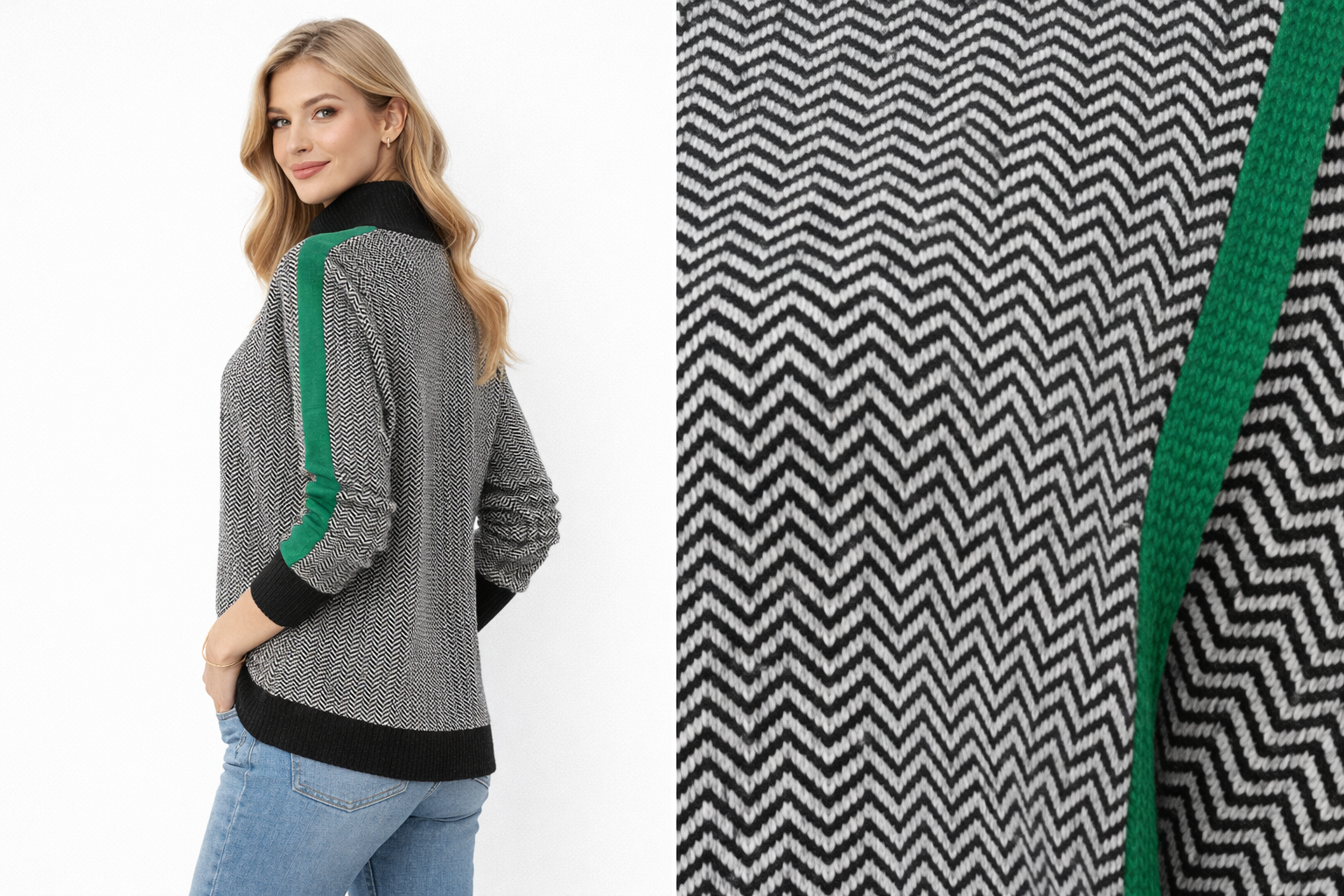 Eliza - Jersey de cuello alto