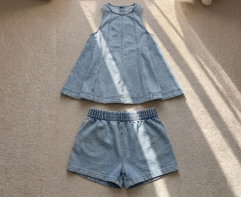 Conjunto de dos piezas Denim