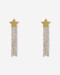 Pendientes gota de diamante estrella