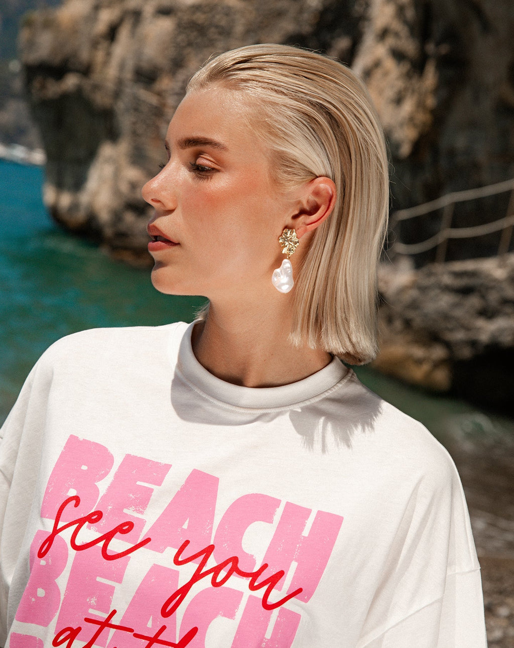 Pendientes Rosy Pearl