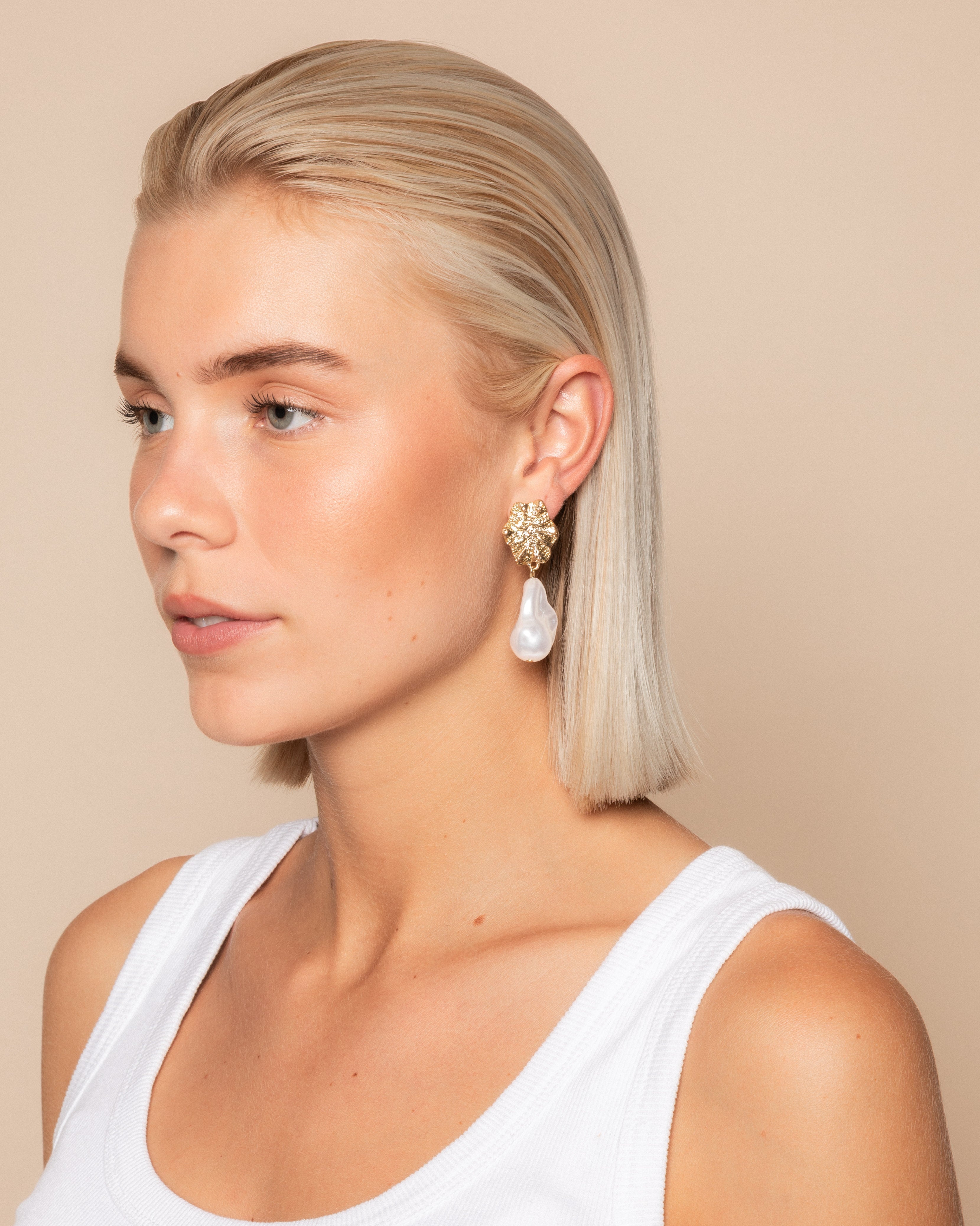 Pendientes Rosy Pearl