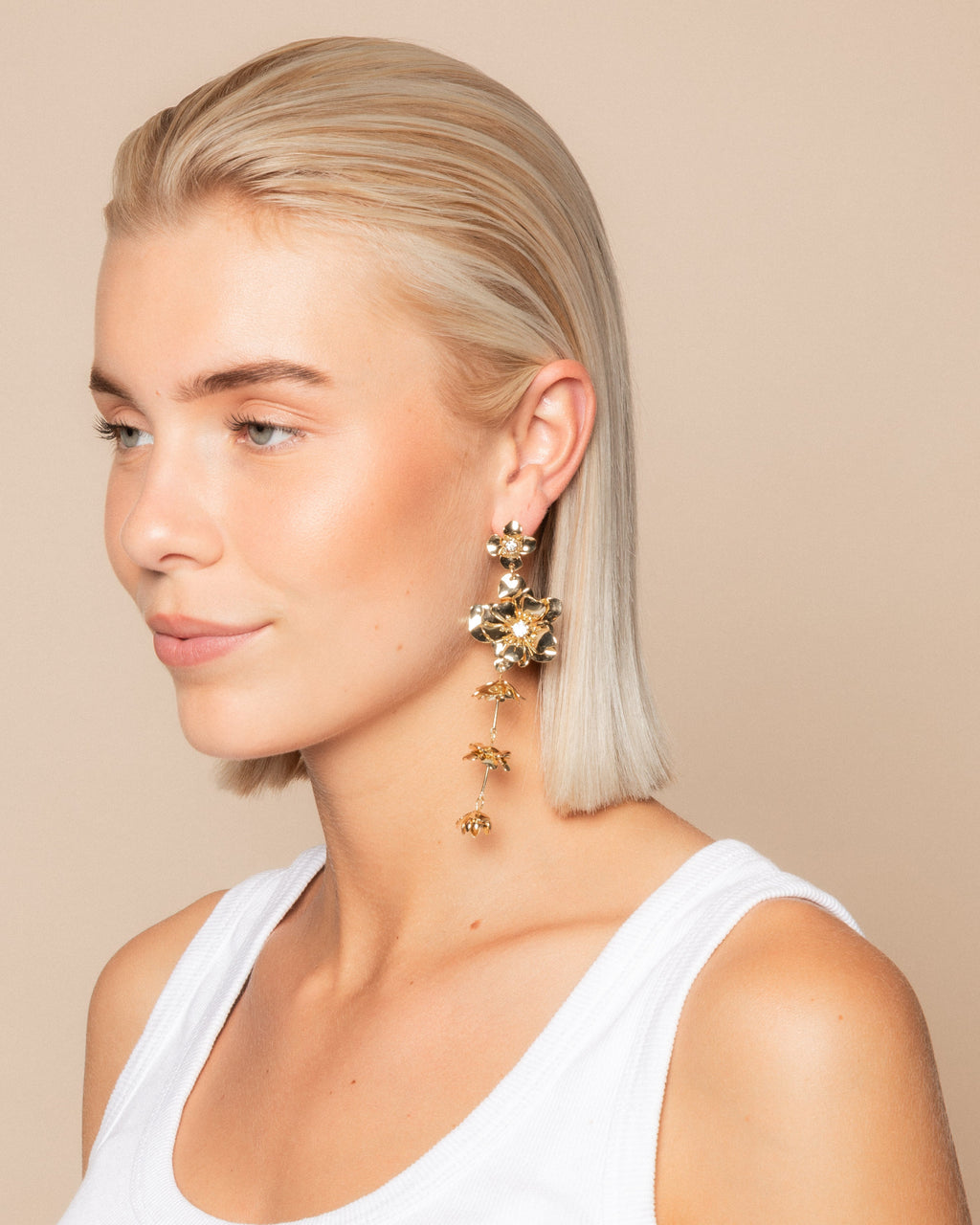 Pendientes Flora Drop
