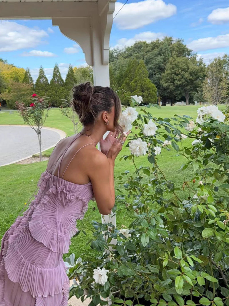 Serephina Vestido Elegante con Volantes