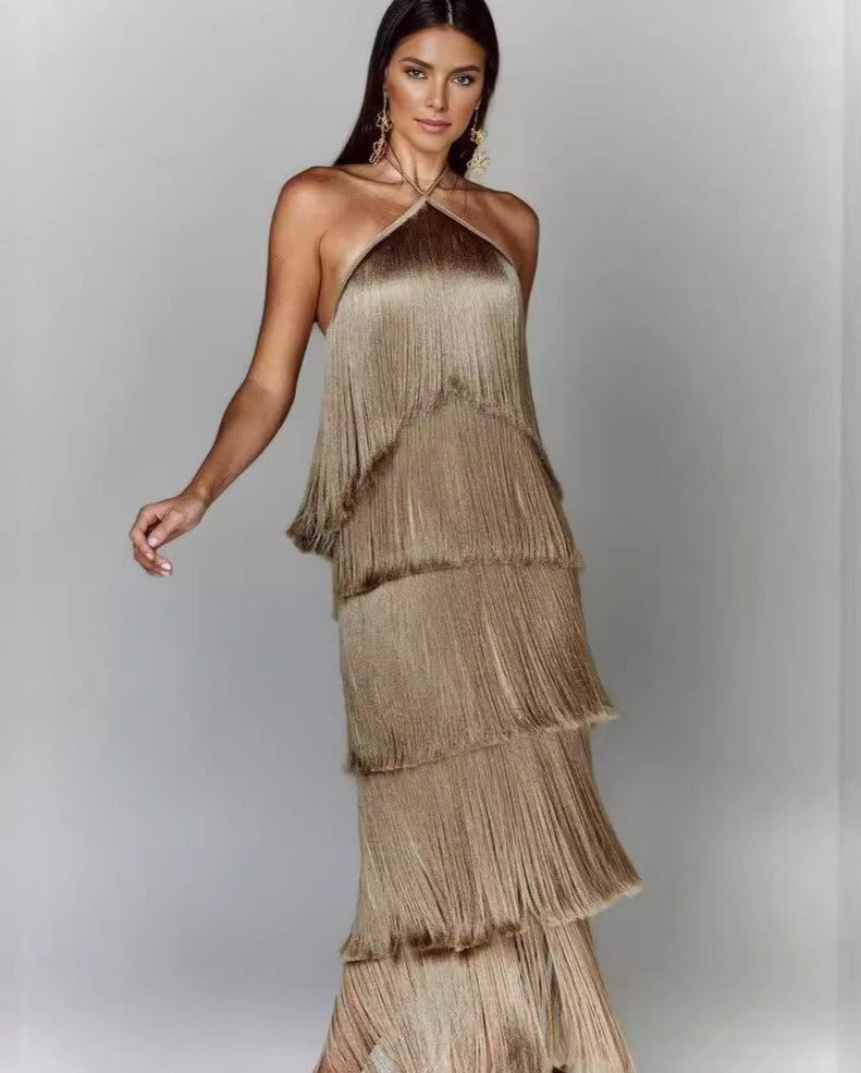 Edén Vestido con borlas