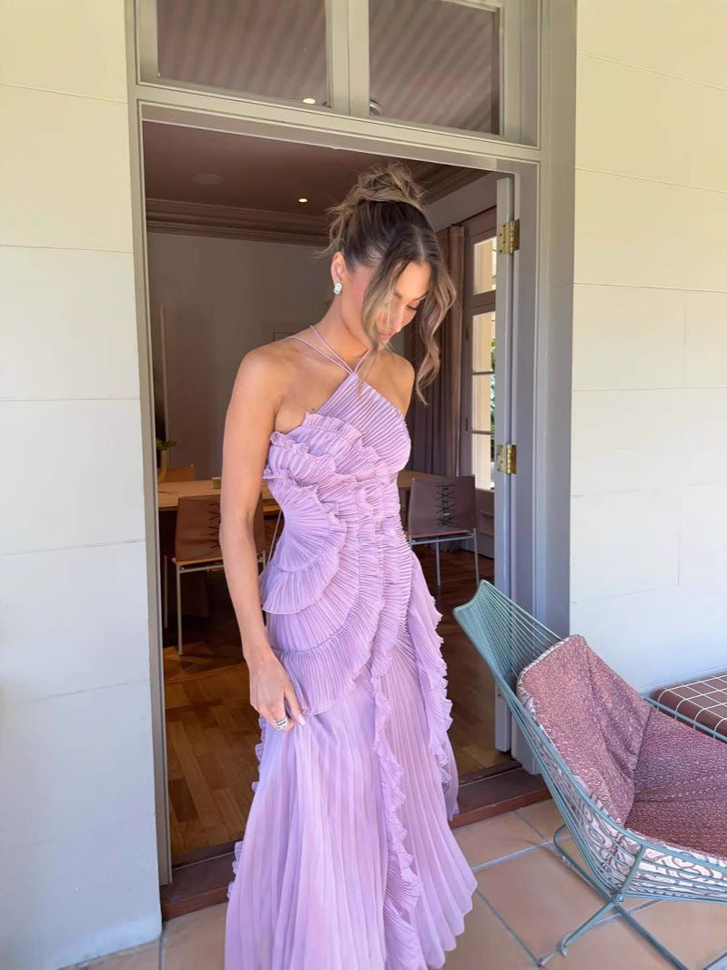 Serephina Vestido Elegante con Volantes