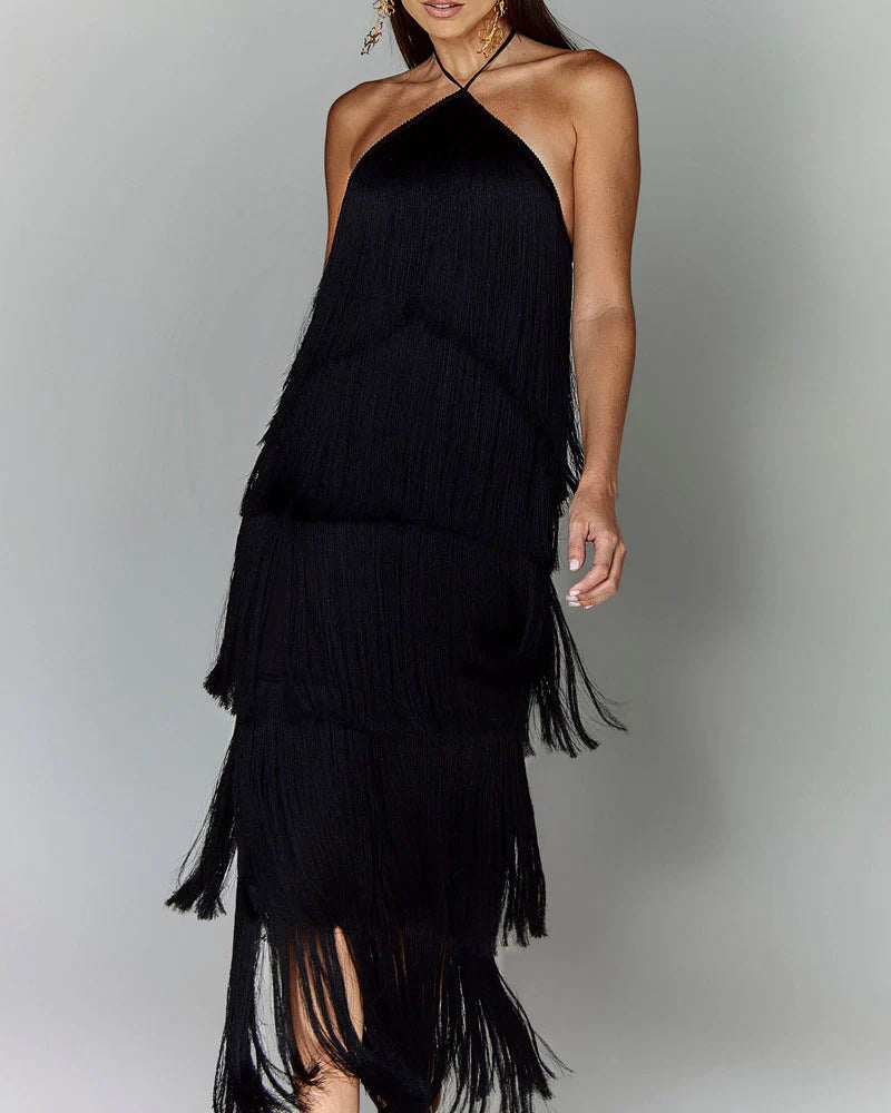 Edén Vestido con borlas
