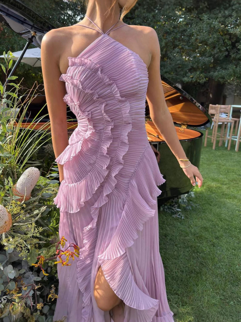 Serephina Vestido Elegante con Volantes