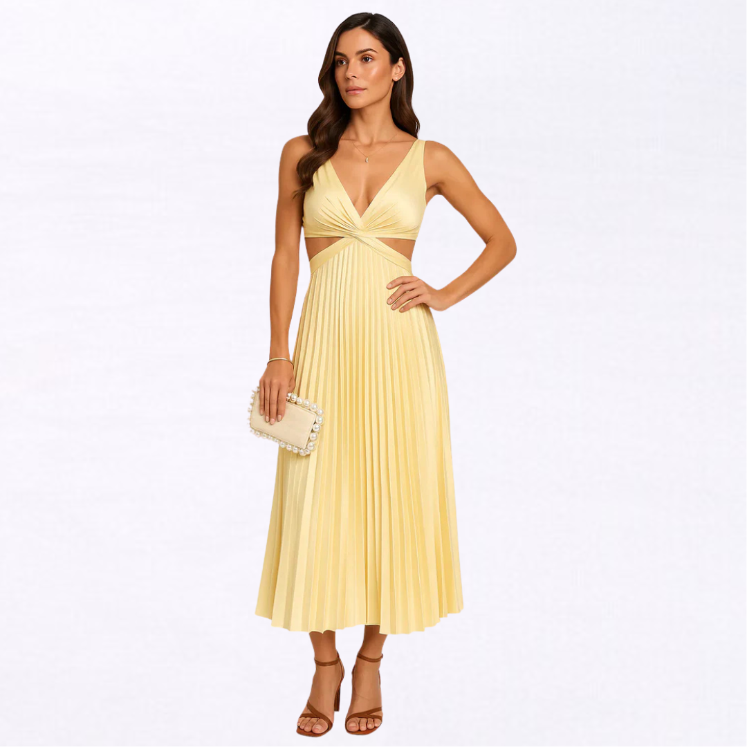 Vestido Elegante Belleza Plisado