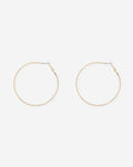 Pendientes grandes y delgados
