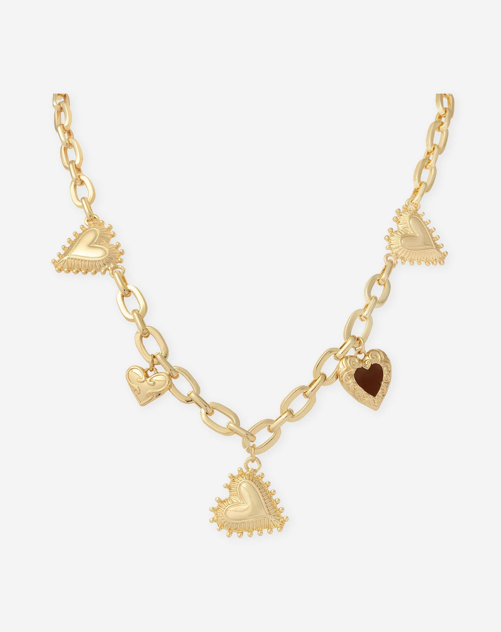 Collar con colgante de corazón