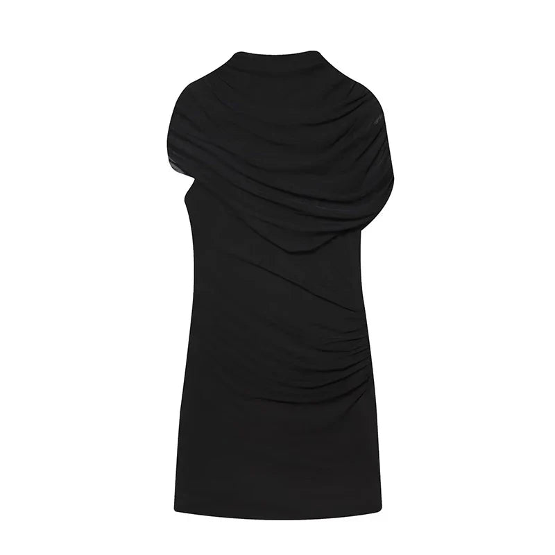 Vestido ajustado con patchwork para mujer