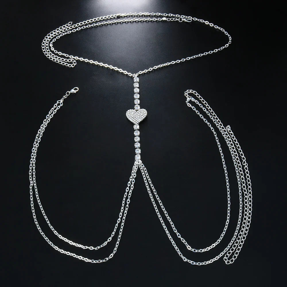 Cadena para el pecho - Corazón