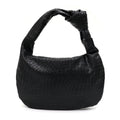 Bolso de cuero vegano tejido