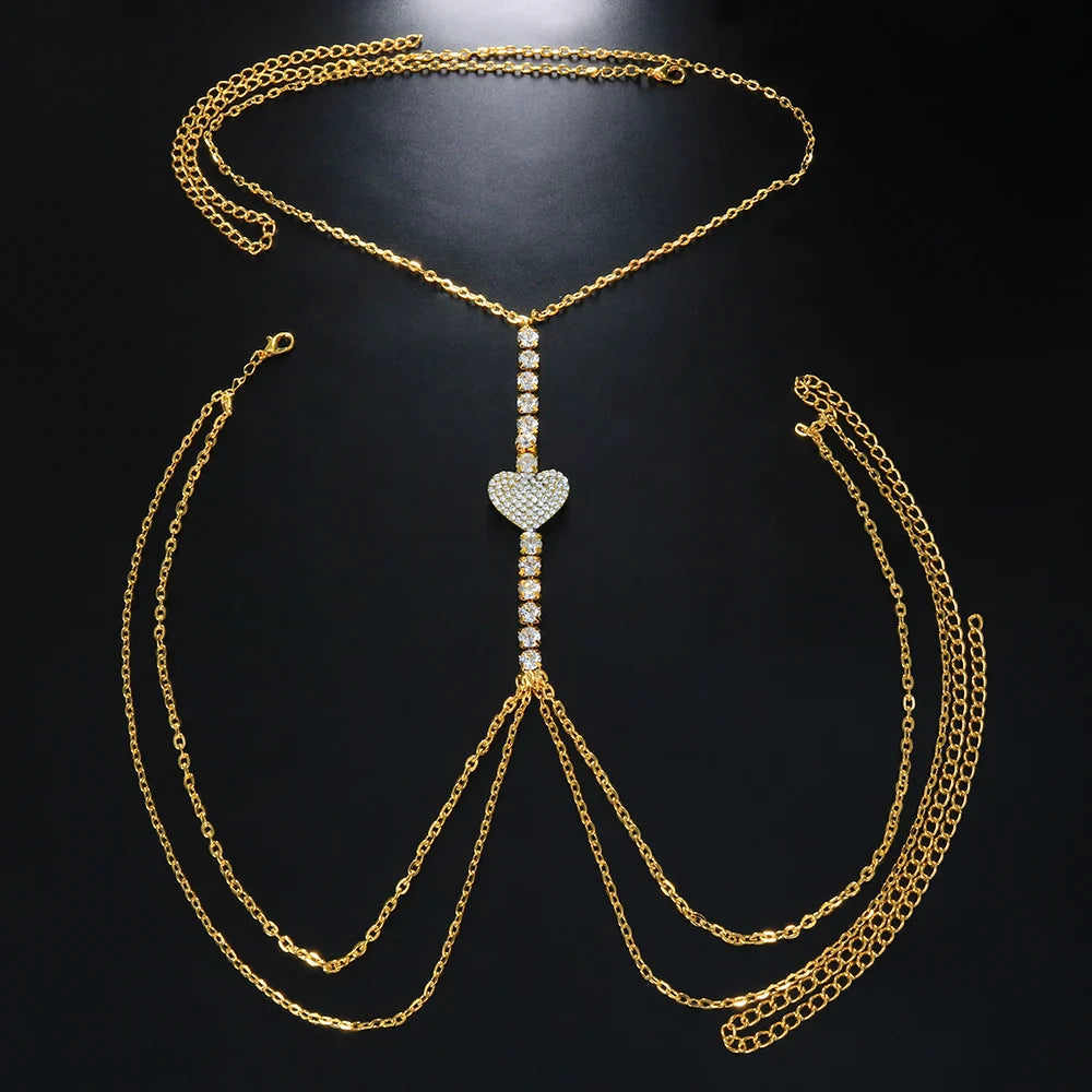 Cadena para el pecho - Corazón