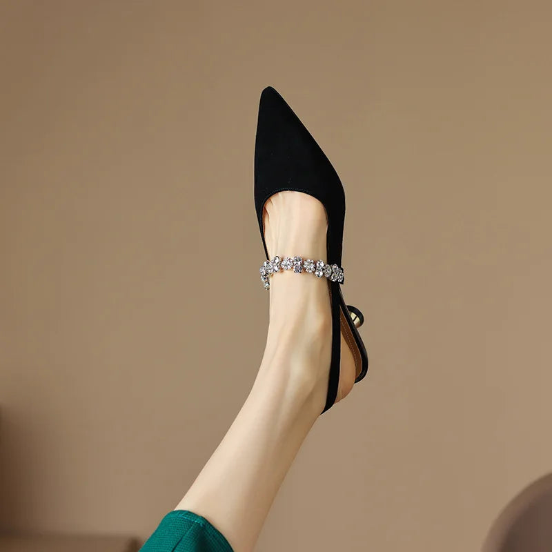 Zapatos de Tacón Bajo Elegantes Crysel