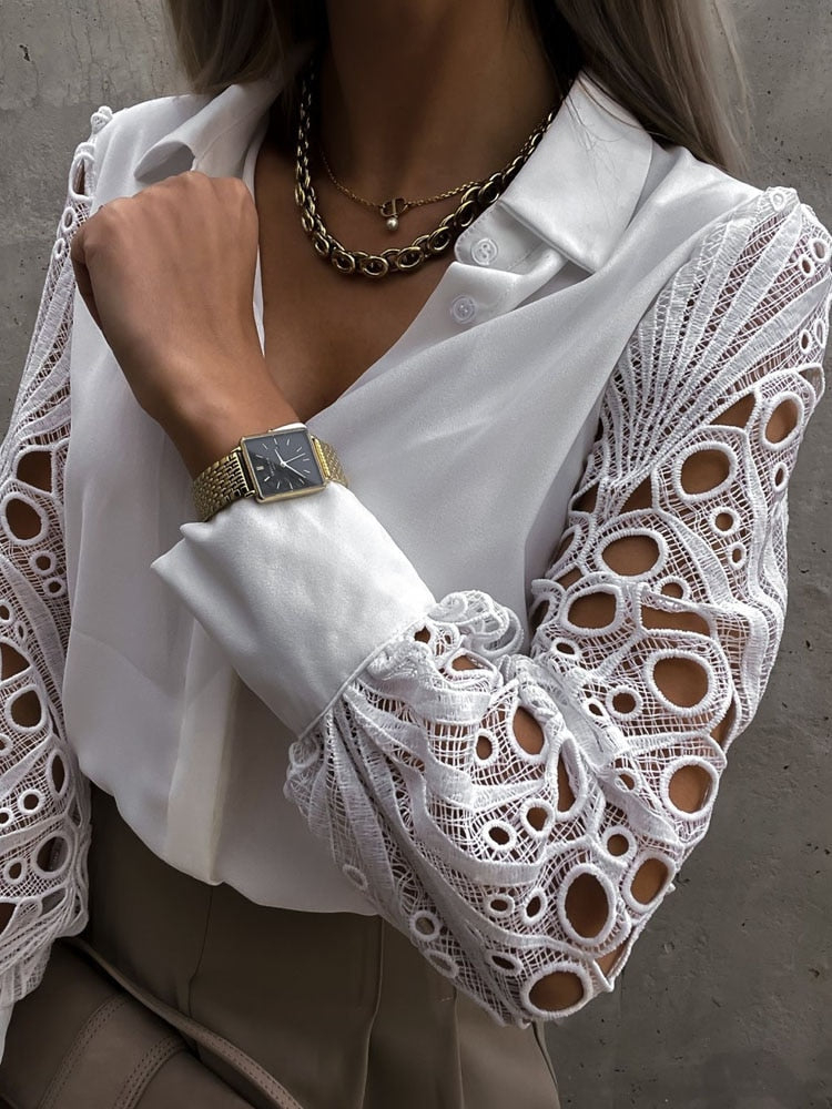 Blusa con aberturas