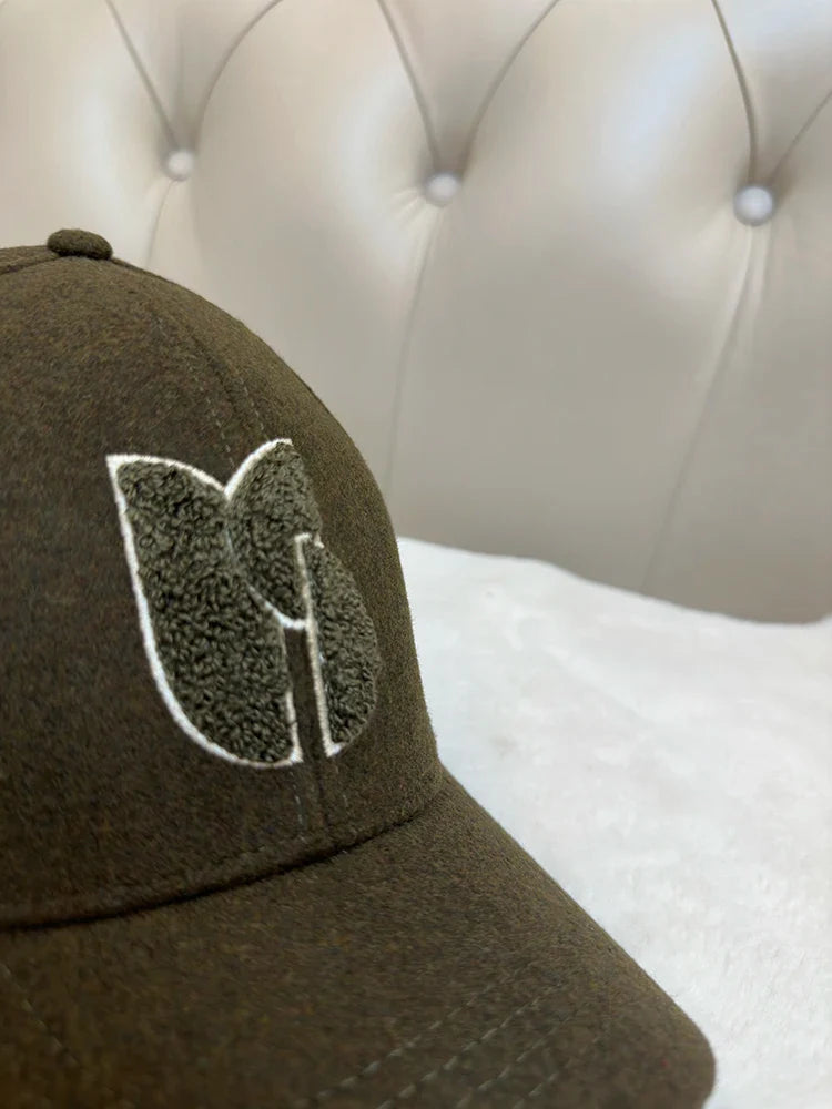 Gorra unisex de algodón con estampado de leopardo