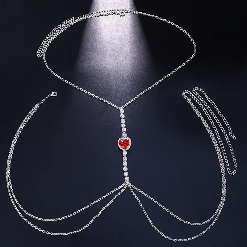 Cadena para el pecho - Corazón