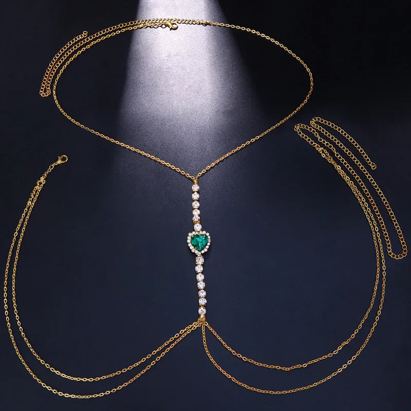 Cadena para el pecho - Corazón
