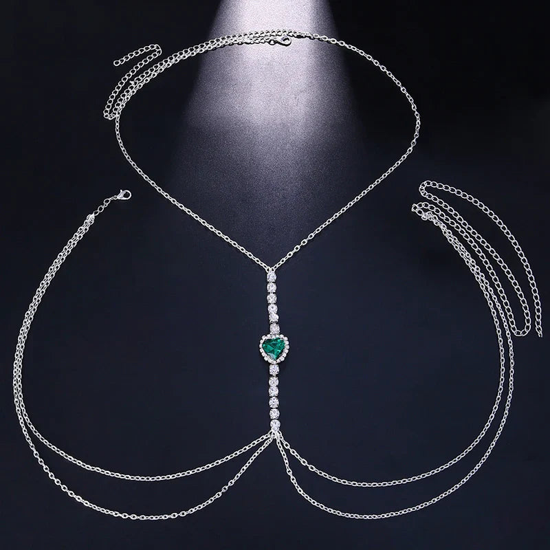 Cadena para el pecho - Corazón
