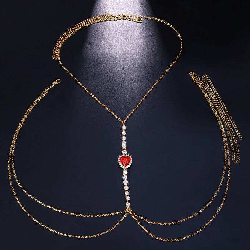 Cadena para el pecho - Corazón