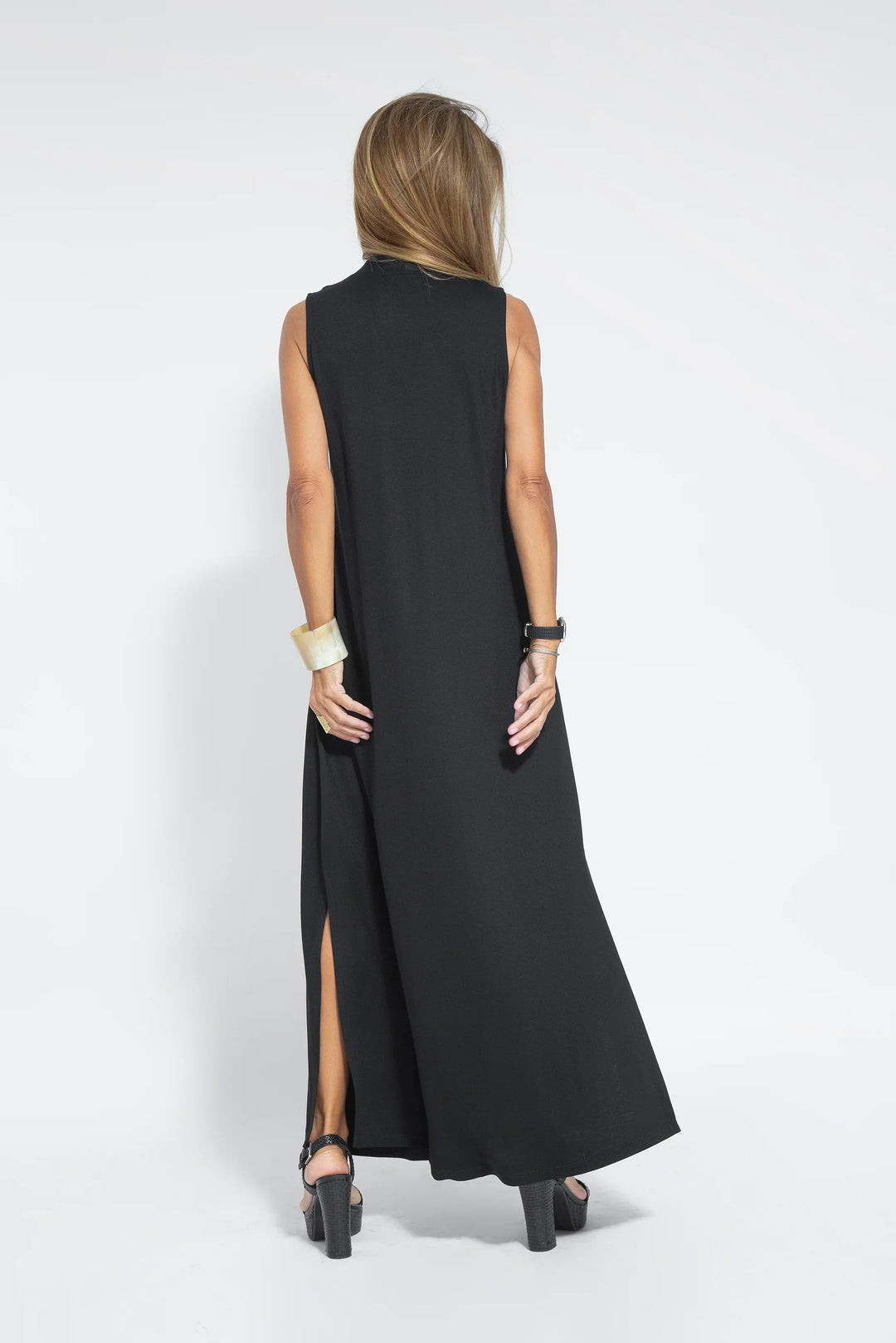 Mónica Vestido largo sin mangas