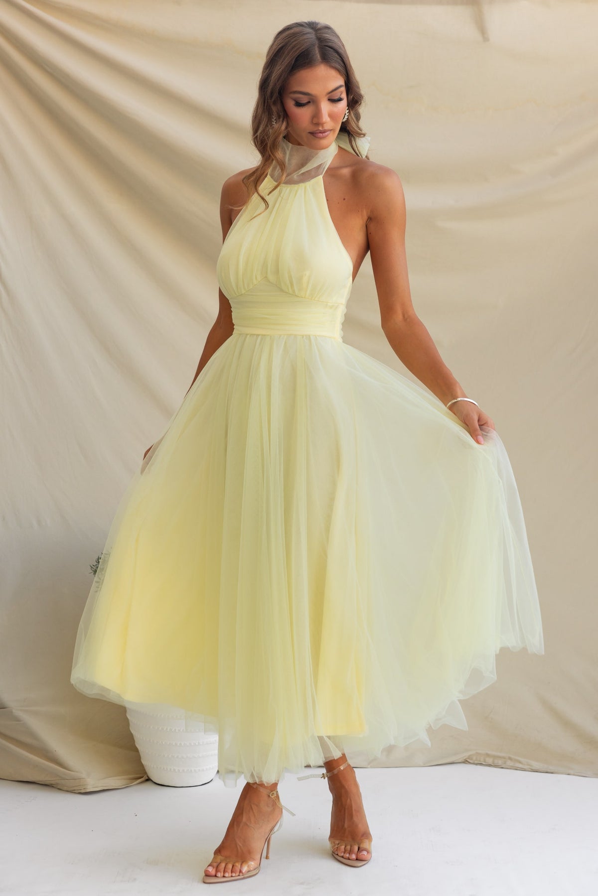 Dolce Vestido con falda de tull