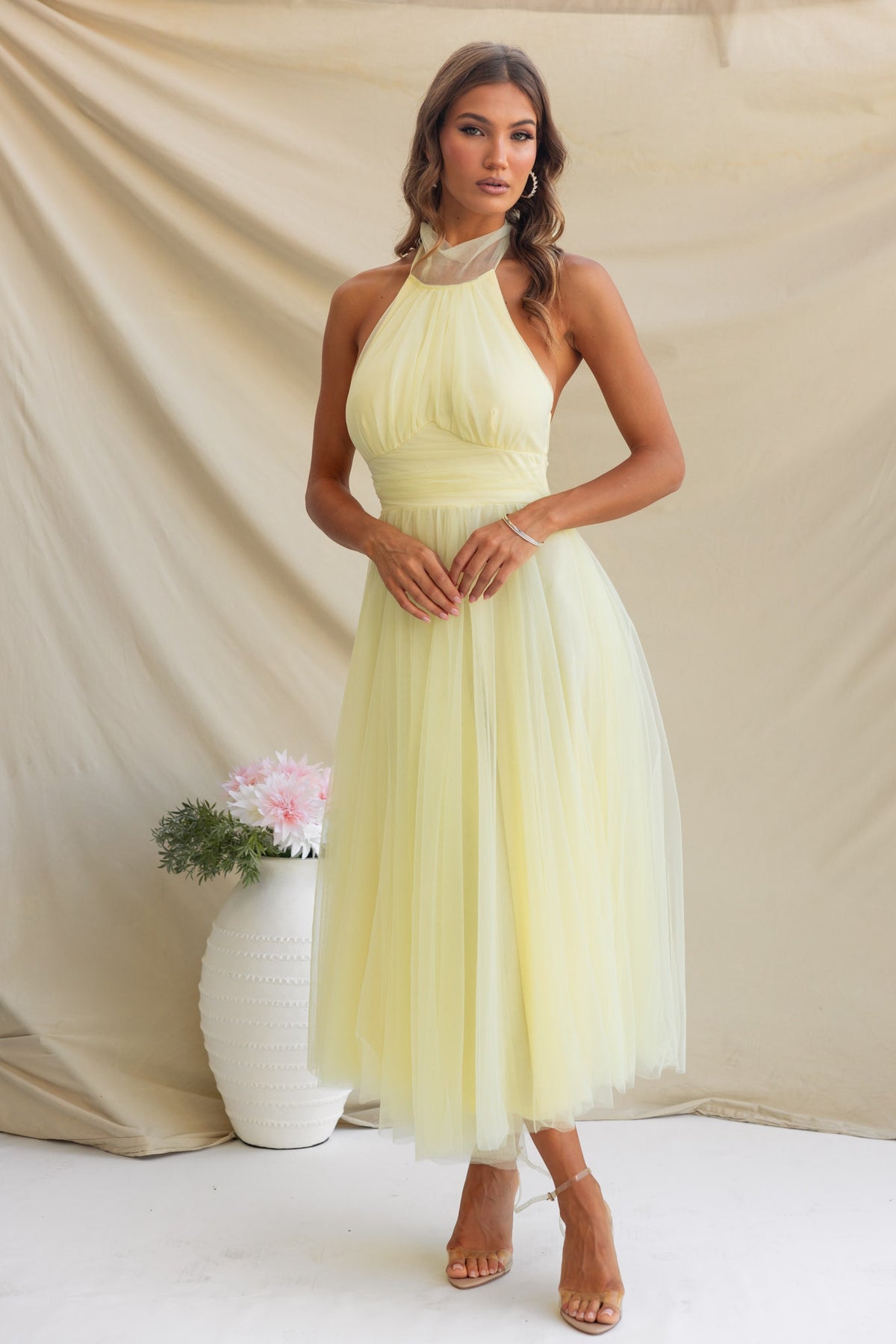 Dolce Vestido con falda de tull
