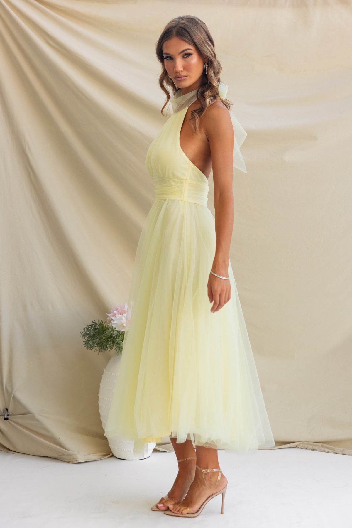 Dolce Vestido con falda de tull